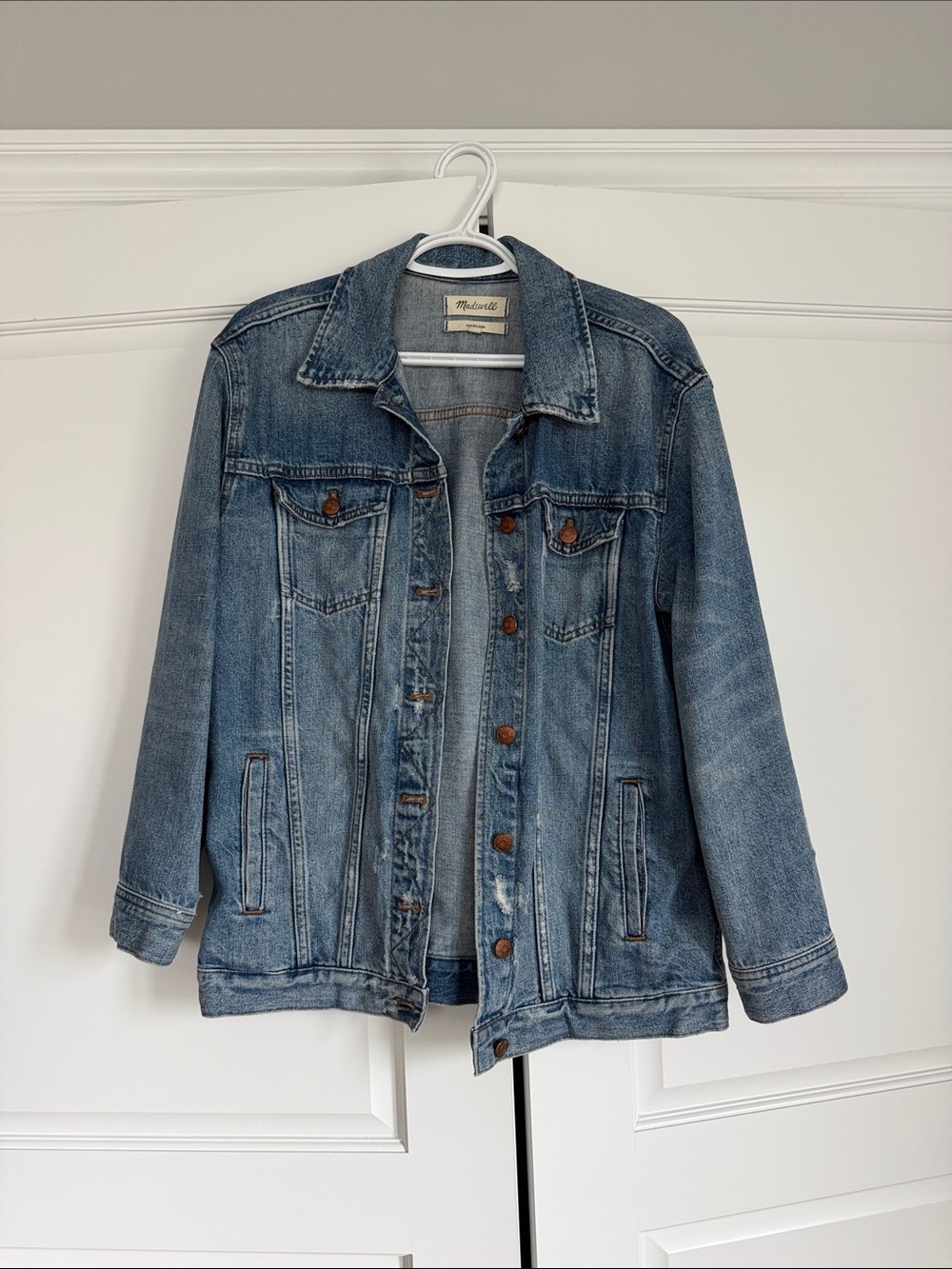 Madewell Vintage Blue Denim Trucker Jacket